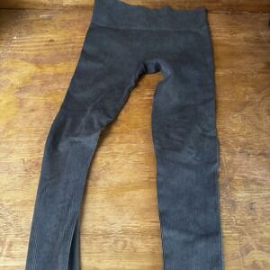 Mono B Womens Seamless Ribbed Leggings Soft Activewear Medium